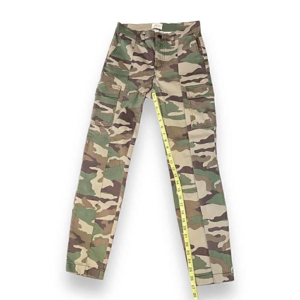J. Crew Vintage Straight Cargo Pants in Camo Print High Rise Women’s Size 24 - Picture 15 of 15